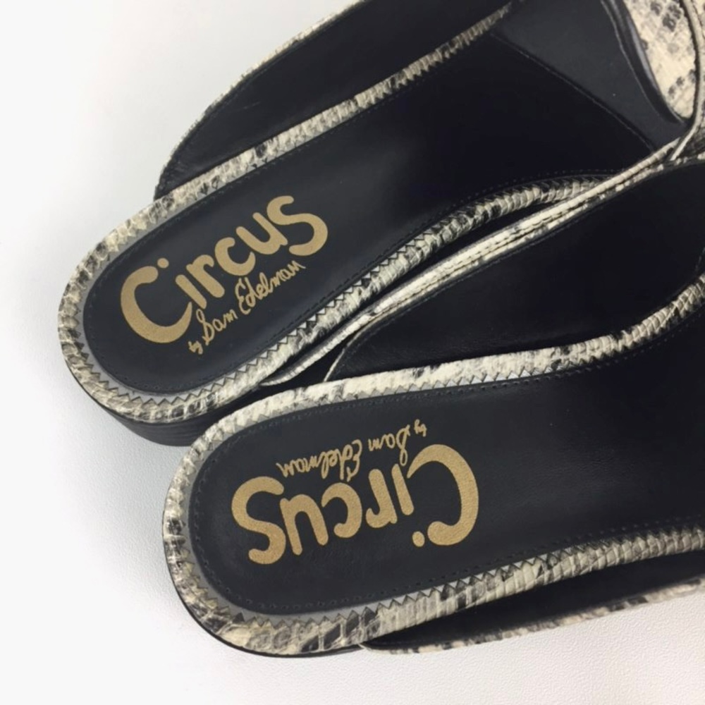 Circus by Sam Edelman Snake Print Mules - Picture 5 of 16